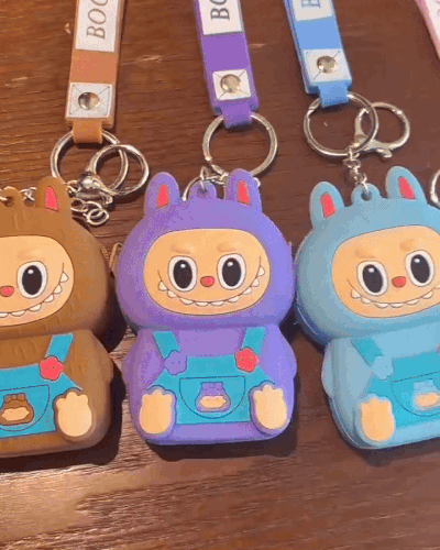 Imported Labubu - AirPods Case with Keychain Strap